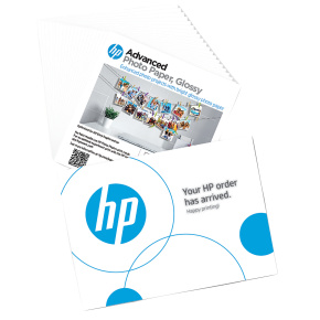 HP Advanced Photo Paper, Gloss (5x5 in; 127x127 mm) –20 sheets HP Advanced Photo Paper, Gloss (5x5 in; 127x127 mm) –20 sheets
