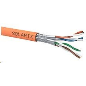 Instalační kabel Solarix SSTP, Cat7A, drát, LSOHFR, cívka 500m SXKD-7A-1200-SSTP-LSOHFR-B2ca