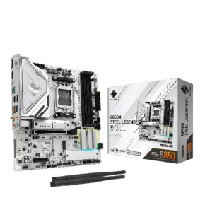 ASRock MB Sc AM5 B850M Steel Legend WiFi, AMD B850, 4xDDR5, 1xDP, 1xHDMI, WiFi, mATX ASRock MB Sc AM5 B850M Steel Legend WiFi, AMD B850, 4xDDR5, 1xDP, 1xHDMI, WiFi, mATX
