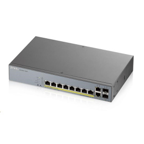 Zyxel GS1350-12HP 12 Port smart managed CCTV PoE switch, long range, 130W, 10x GbE, 2x SFP
