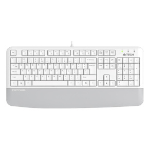 A4tech FK20, multimediální kancelářská klávesnice, CZ/US, USB, bílá A4tech FK20, multimediální kancelářská klávesnice, CZ/US, USB, bílá