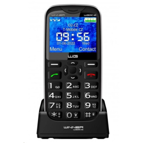 WG - Mobilní telefon WG20C, 4G, černá WG - Mobilní telefon WG20C, 4G, černá