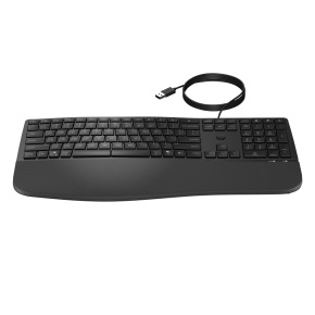 HP 480 Comfort Wired Keyboard - drátová ergonomická klávesnice CZ/SK HP 480 Comfort Wired Keyboard - drátová ergonomická klávesnice CZ/SK