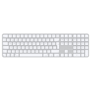 Apple Magic Keyboard (2024) w Touch ID and Numeric Keypad - Czech - White Keys
