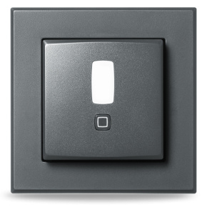 Homematic IP  PIR detektor pohybu -  pro 55 mm rámeček, vnitřní, antracit - HmIP-SMI55-A