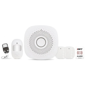 iGET HOME X1 Advanced - Domovní Wi-Fi smart alarm, kompletní set, podpora Tuya iGET HOME X1 Advanced - Domovní Wi-Fi smart alarm, kompletní set, podpora Tuya