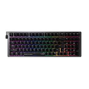 ASUS klávesnice ROG Strix Morph 96 WL, Mechanická, Bezdrátová, US, černá