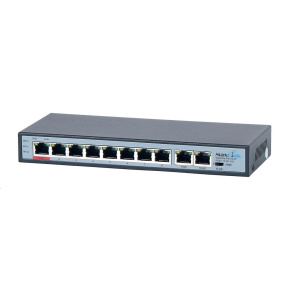 MaxLink PoE switch PSBT-10-8P-250 (náhrada za PSAT-10-8P-250), 10x LAN/8x PoE 250m, 802.3af/at/bt-rozbaleno