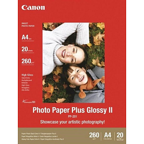 Canon fotopapír plus PP-201, lesklý, 4x6, 100 listů