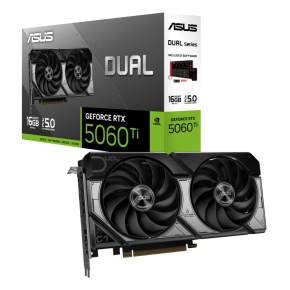 ASUS VGA NVIDIA GeForce RTX 5060 Ti DUAL 16G, 16GB GDDR7, 3xDP, 1xHDMI