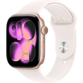 Apple Watch Series 11 GPS 42mm Rose Gold Aluminium Case with Light Blush Sport Band - S/M Apple Watch Series 11 GPS 42mm Rose Gold Aluminium Case with Light Blush Sport Band - S/M