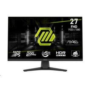 MSI LCD MAG 272F, 27", IPS, FHD, 200Hz, 0,5ms, Black