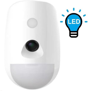 Hikvision DS-PDPC12PF-EG2-WE(B), AX PRO bezdrátový PIRCAM detektor, PET imunita do 30kg, dosah 12m, vějíř, LED přísvit Hikvision DS-PDPC12PF-EG2-WE(B), AX PRO bezdrátový PIRCAM detektor, PET imunita do 30kg, dosah 12m, vějíř, LED přísvit