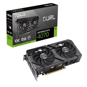 ASUS VGA NVIDIA GeForce RTX 4070 DUAL OC EVO 12G, 12G GDDR6X, 3xDP, 1xHDMI