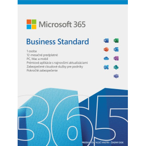PROMO 5PK Microsoft 365 Business Standard SK (1rok) + 40 EUR OMV Poukázka na benzín
