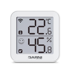GARNI 158THT chytrý vnitřní teploměr s vlhkoměrem GARNI 158THT chytrý vnitřní teploměr s vlhkoměrem
