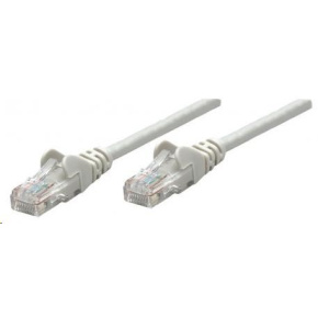 Intellinet patch kabel, Cat6 Certified, CU, UTP, PVC, RJ45, 1m, šedý
