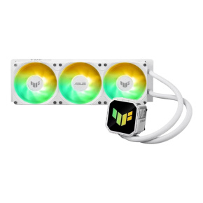 ASUS vodní chladič CPU AIO TUF GAMING LC III 360 ARGB White, 3x120mm, LGA1851, AM5 ASUS vodní chladič CPU AIO TUF GAMING LC III 360 ARGB White, 3x120mm, LGA1851, AM5