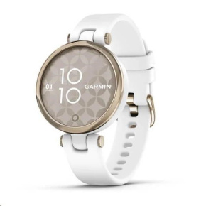 Garmin hodinky Lily Sport Cream Gold/White Silicone Band