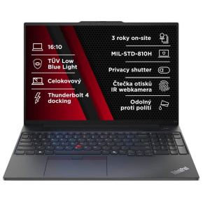 LENOVO NTB ThinkPad E16 G2 - Ultra5 125U,16" WUXGA,16GB,512SSD,FHD+IRcam,W11P