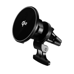 WG - Nabíječka do auta WG 40, bezdrátová 15W s Qi2, pro iPhony podporující MagSafe, černá