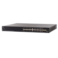 Cisco switch SX350X-24-UK, 20x10GbE, 4x10GbE SFP+/RJ-45 REFRESH