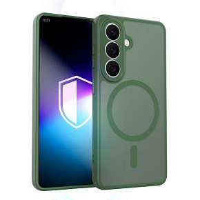3mk ochranný kryt Misty MagCase Green pro Samsung Galaxy S26 3mk ochranný kryt Misty MagCase Green pro Samsung Galaxy S26