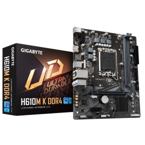 BAZAR GIGABYTE MB Sc LGA1700 H610M K DDR4, Intel H610, 2xDDR4, 1xHDMI, mATX (ROZBALENO) BAZAR GIGABYTE MB Sc LGA1700 H610M K DDR4, Intel H610, 2xDDR4, 1xHDMI, mATX (ROZBALENO)