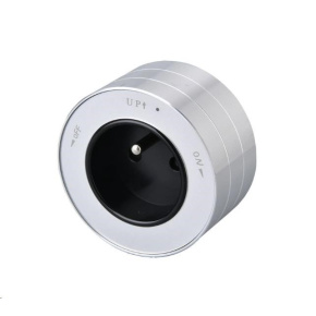 Viking zásuvkový modul A30, zásuvka 230 V, stříbrná Viking zásuvkový modul A30, zásuvka 230 V, stříbrná