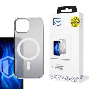 3mk ochranný kryt Frosty MagCase White pro Apple iPhone 14 3mk ochranný kryt Frosty MagCase White pro Apple iPhone 14