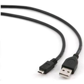 GEMBIRD Kabel USB 2.0 A-Micro B propojovací 0,5m (černý) GEMBIRD Kabel USB 2.0 A-Micro B propojovací 0,5m (černý)
