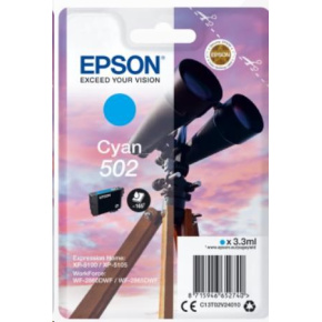 EPSON ink bar Singlepack "Dalekohled" Cyan 502 Ink EPSON ink bar Singlepack "Dalekohled" Cyan 502 Ink