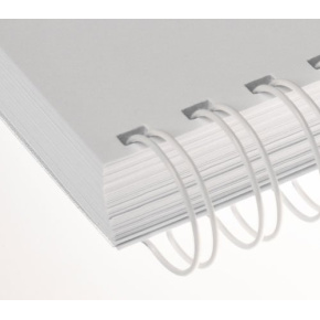 Kovové hřbety (2/1") 9,5 bílé Kovové hřbety (2/1") 9,5 bílé