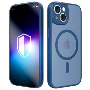 3mk ochranný kryt Misty MagCase Blue pro Apple iPhone 15 3mk ochranný kryt Misty MagCase Blue pro Apple iPhone 15