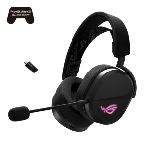 ASUS sluchátka ROG Pelta, Bezdrátové BT a RF 2.4GHz, ARGB, černá ASUS sluchátka ROG Pelta, Bezdrátové BT a RF 2.4GHz, ARGB, černá