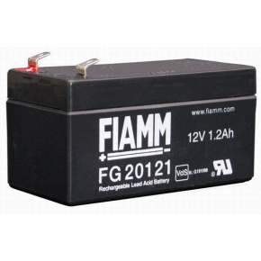 Baterie - Fiamm FG20121 (12V/1,2Ah - Faston 187 - 48mm), životnost 5let Baterie - Fiamm FG20121 (12V/1,2Ah - Faston 187 - 48mm), životnost 5let
