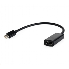 GEMBIRD Kabel red. miniDisplayport na HDMI, M/F, černá GEMBIRD Kabel red. miniDisplayport na HDMI, M/F, černá