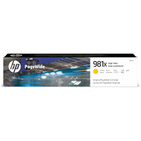 HP 981X High Yield Yellow Original PageWide Cartridge (10,000 pages) HP 981X High Yield Yellow Original PageWide Cartridge (10,000 pages)