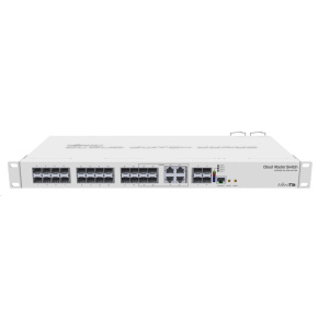 MikroTik Cloud Router Switch CRS328-4C-20S-4S+RM, 800MHz CPU,512MB RAM, 20x SFP, 4x SFP+, 4x LAN combo, vč. L5 MikroTik Cloud Router Switch CRS328-4C-20S-4S+RM, 800MHz CPU,512MB RAM, 20x SFP, 4x SFP+, 4x LAN combo, vč. L5
