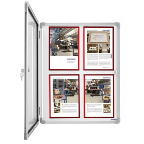 Vitrína magnetická Magnetoplan optimal vnitřní 4 x A4 Vitrína magnetická Magnetoplan optimal vnitřní 4 x A4