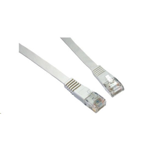 Solarix Patch kabel plochý CAT6 UTP LSOH 7m šedý non-snag-proof C6-111GY-7MB Solarix Patch kabel plochý CAT6 UTP LSOH 7m šedý non-snag-proof C6-111GY-7MB