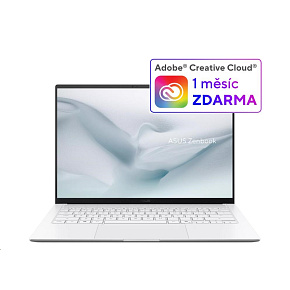 ASUS NTB Zenbook S 14 (UX5406AA-OLED081X), Ultra 9 386H, 14" 2880 x 1800, 32GB, 1TB SSD, Intel, W11 Pro, White