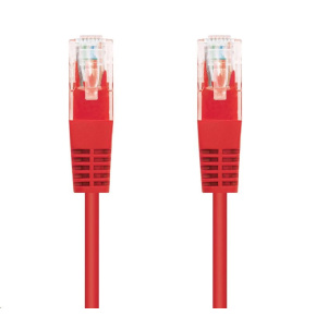C-TECH kabel patchcord Cat5e, UTP, červený, 5m C-TECH kabel patchcord Cat5e, UTP, červený, 5m