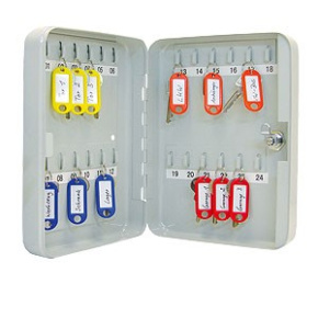 Schránka na klíče WEDO, uzamykatelná, 24 klíčů Schránka na klíče WEDO, uzamykatelná, 24 klíčů