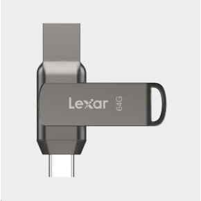 Lexar JumpDrive Dual Drive D400 Type-C/Type-C & Type-A, up to 130MB/s read (USB 3.1) 64GB Lexar JumpDrive Dual Drive D400 Type-C/Type-C & Type-A, up to 130MB/s read (USB 3.1) 64GB