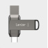 Lexar JumpDrive Dual Drive D400 Type-C/Type-C & Type-A, up to 130MB/s read (USB 3.1) 64GB