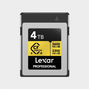 Lexar CFexpress 4.0 Pro Gold R3600/W3300 4TB Lexar CFexpress 4.0 Pro Gold R3600/W3300 4TB
