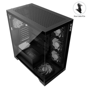 ADATA XPG case INVADER X Mid-Tower, bez zdroje, 5x 120mm Fan, Černá ADATA XPG case INVADER X Mid-Tower, bez zdroje, 5x 120mm Fan, Černá