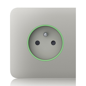 Ajax  SideCover (smart) - Boční kryt zásuvky, horizontální, ústřicová