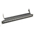 Solarix Univerzální modulární neosazený patch panel 24 portů černý 1U SX24M-0-STP-BK-UNI